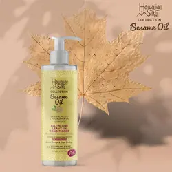 آبرسان و تقویت کننده بعد حمام کنجد هوایان سیلکیاورجینالHawaiian Silky Vegan Sesame Oil  Leave-In-Conditioner