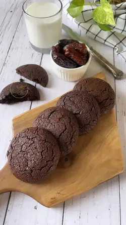 کوکی خرمایی کاکائویی