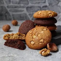 کوکی خرمایی گردویی