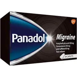 قرص مسکن میگرن پانادول ۲۴ عددی محصول آمریکا ا Panadol Migraine