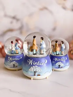 گوی موزیکال دختر و پسر زمستونی