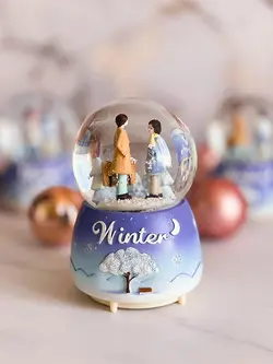 گوی موزیکال دختر و پسر زمستونی