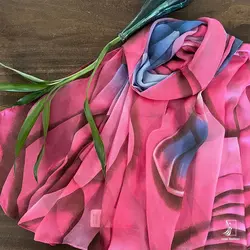 شال حریر ابریشم شاین