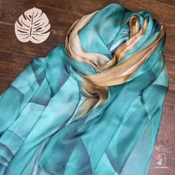 شال حریر ابریشم شاین