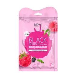 وارمی ماسک ورقه ای صورت حاوی عصاره تمشک و روغن چای