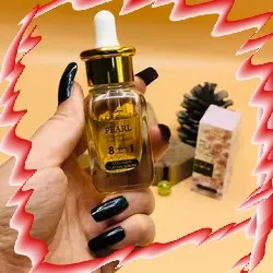 سرم صورت کلاژن ساز 8 کاره مرواریدی هدی بیوتی