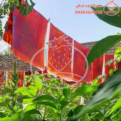 لواشک آلوچه قرمز خانگی خیلی ترش