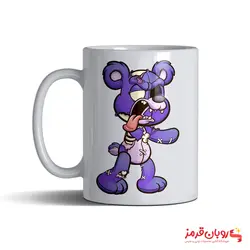 ماگ عروسک تدی زامبی بنفش 276