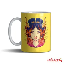 ماگ 209 گیشا با ماسک oni