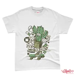 تیشرت کد 077 کاکتوس اسکیت سوار