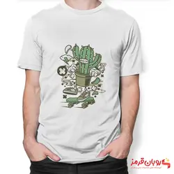 تیشرت کد 077 کاکتوس اسکیت سوار
