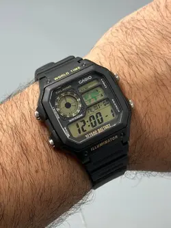 ساعت مچی مردانه اورجینال کاسیو مدل CASIO AE-1200WH-1BVDF