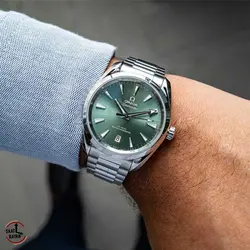 ساعت مچی امگا مردانه مدل سیمستر صفحه سبز اتوماتیک OMEGA Seamaster 12327