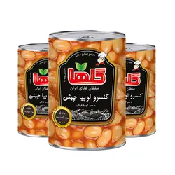 کنسرو لوبیا چیتی 420 گرم گلها (قوطی)