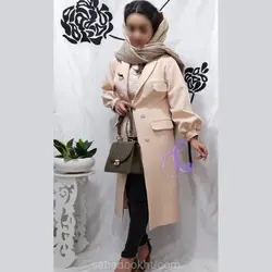 مانتو مجلسی بلند کرمی