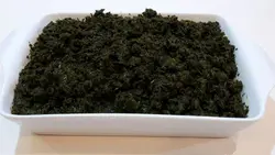 سبزی قورمه سرخ شده بدون ساقه