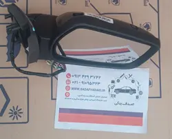 آینه جانبی برقی راست تاشو برقی با گرمکن با راهنما با سنسور دما پژو پارس ایساکو 0010118499