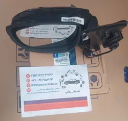 آینه برقی چپ تاشو دستی بدون سنسور دما با چراغ راهنما پژو207 ایساکو 0010124499