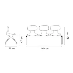 نیمکت انتظار Yugo نظری مدل 402