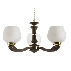 لوستر پردیس مدل بلوط 3 شیشه مات