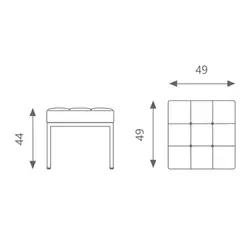 نیمکت تکنفره اروند مدل 4023M