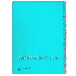 دفتر مشق طلقی سایز 24×17 استاندارد 200 برگ سادات کد G-320( 200برگ کاغذ)