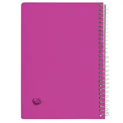 دفتر یادداشت 1/8 طلقی بغل سیم 300 برگ سادات