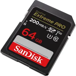 کارت حافظه سندیسک SanDisk 64GB Extreme PRO UHS-I SDXC 200MB/s