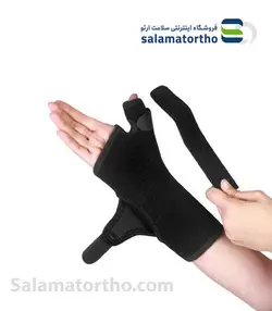 مچ بند آتل‌دار تک‌سایز طب ‌و‌ صنعت (کد 36800 با آتل شست)