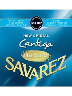 SAVAREZ 510 CJP NEW CRISTAL Cantiga PREMIUM High Tension سیم گیتار کلاسیک ساوارز