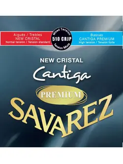 Savarez 510CRJP New Cristal Cantiga Premium Mixed Tension سیم گیتار کلاسیک ساوارز