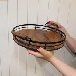 سینی پذیرایی گرد کوچک