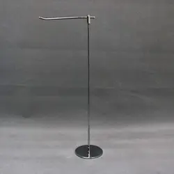 پایه و پرچم رومیزی استیل مدل L