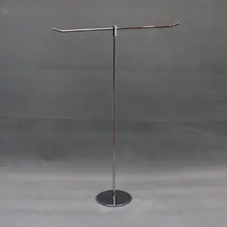 پایه و پرچم رومیزی استیل مدل T