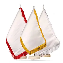 پرچم رومیزی ریشه تک ساتن