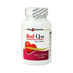 کپسول ژلاتینی رد کیوتن یونیک فارما ۶۰ عددی Uniq Pharma Red Q10