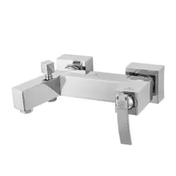 شیر حمام قهرمان مدل صدف کروم