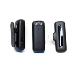 میکروفون بیسیم یقه ای مدل J12 | دو میکروفن