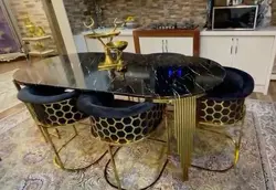 ست میز ناهار خوری مدل پیانو ۶ نفره