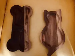 ظرف چوبی آب و غذای سگ و گربه