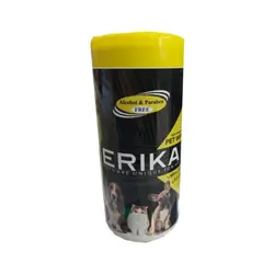 دستمال مرطوب سگ و گربه (ارزان+50عدد) اریکا Erika
