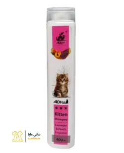 شامپو مخصوص بچه گربه عصاره لوندر و هلو Kitten shampoo 400ml