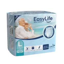 پوشینه شورتی بزرگسال ایزی لایف سایز بزرگ بسته 10عددی