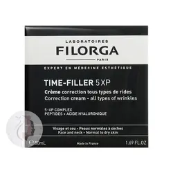 ژل کرم ضد چروک تایم فیلر 5XP فیلورگا حجم ۵۰ میلی لیتر