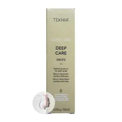 سرم بازسازی کننده موهای آسیب دیده لاکمه مدل DEEP CARE DROPS حجم 100 میل