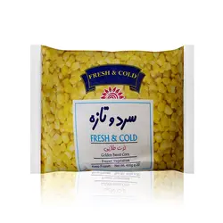 ذرت طلایی منجمد سرد و تازه بسته ۴۰۰ گرمی