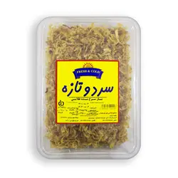 پیاز سرخ شده منجمد سرد و تازه بسته ۲۰۰ گرمی