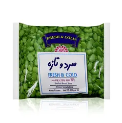 باقلا لپه منجمد سرد و تازه