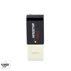 فلش مموری کینگ استار مدل S30 Dual 3 ظرفیت ۶۴ گیگابایت