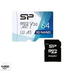 کارت حافظه سیلیکون پاور ۶۴ گیگ Superior Pro microSDXC UHS-1U3 V30